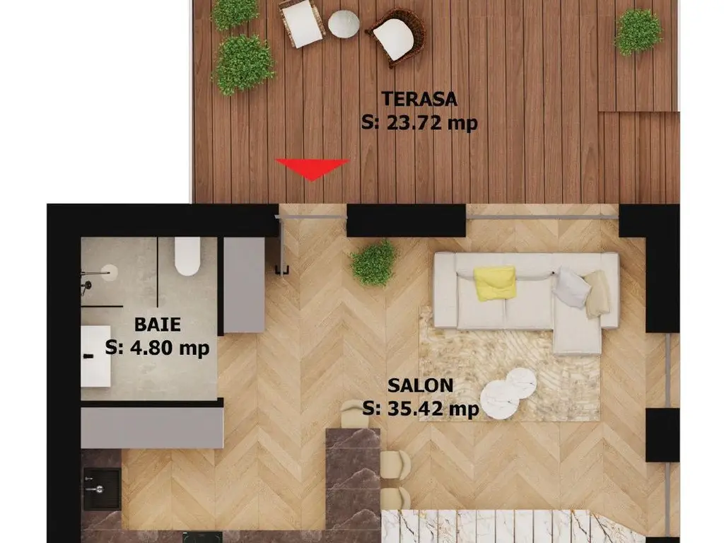 Apartament nou, 2 camere, 184 000 Euro. Comision 0.