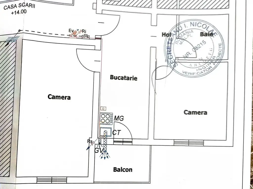 Apartament 2 camere decomandat de vânzare