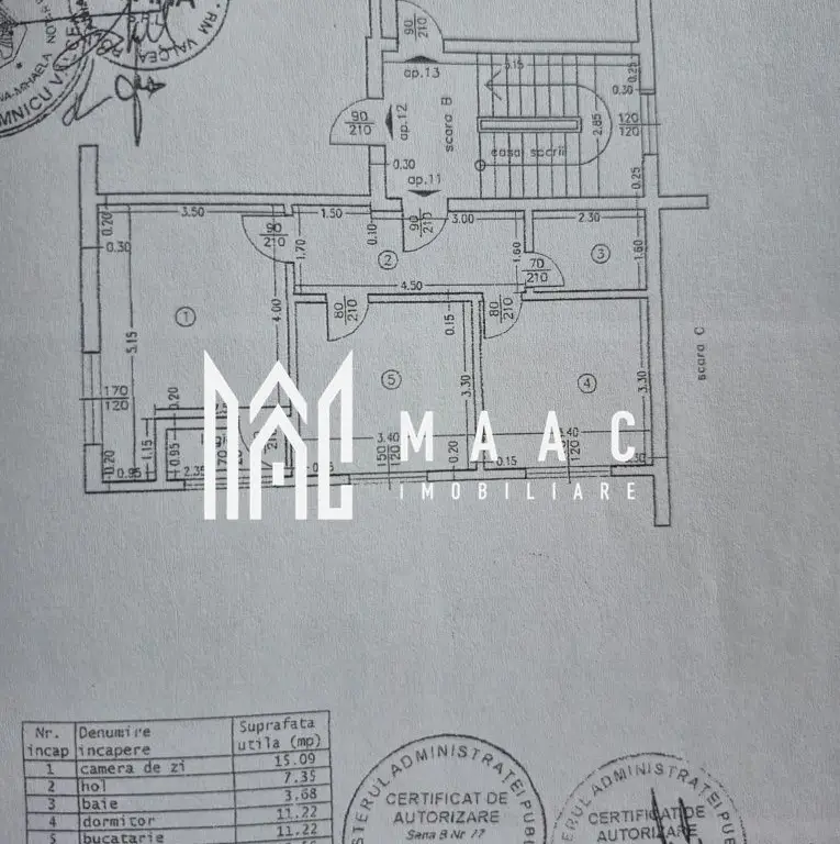 Apartament 2 camere | 52 mpu | Mansarda |