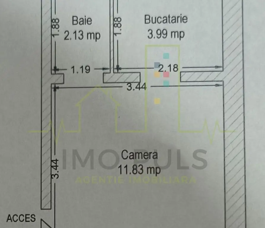Bucatarie separata. Centrala proprie. Bloc izolat.