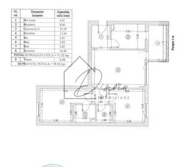 Apartament 3 camere Valea Larga B-dul Timisoara - 79mp, parcare COM0