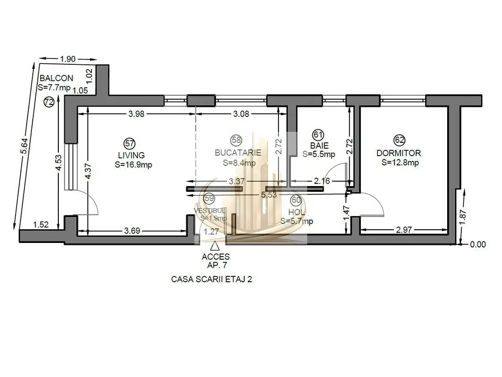 Apartament 2 camere  | et 2| Mobilat, utilat | Dumbravita