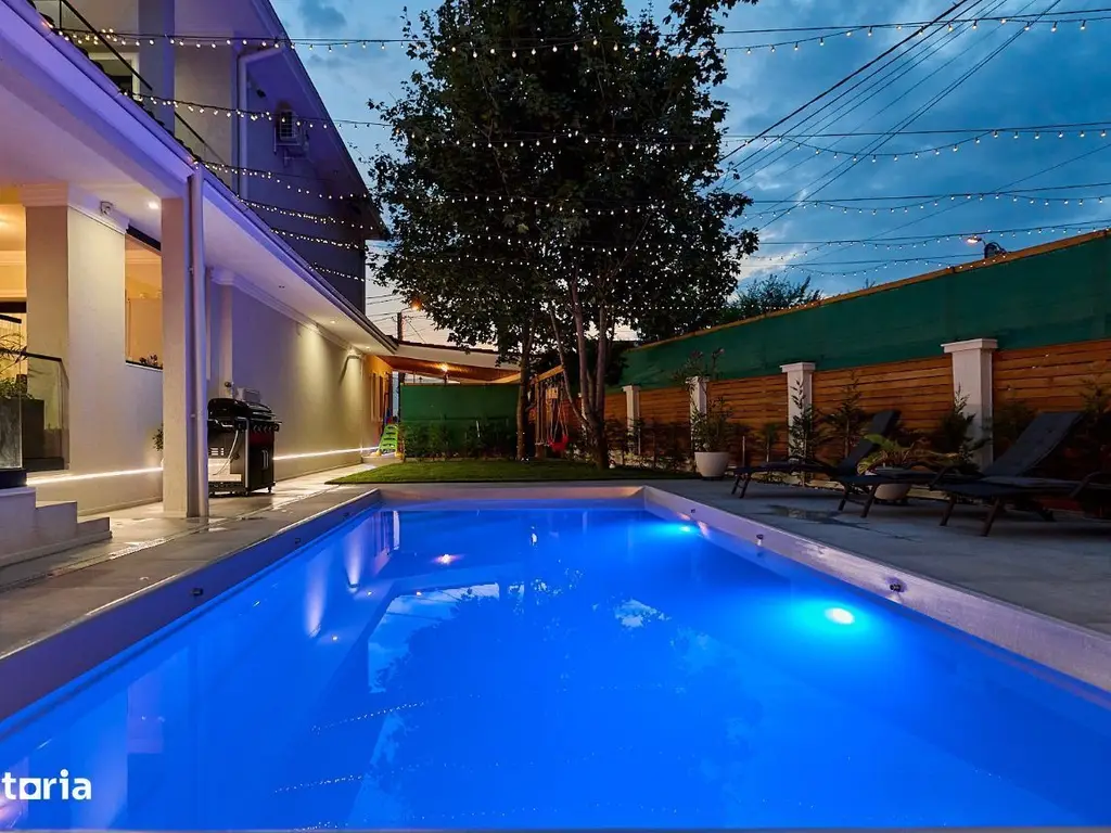 Vila cu Piscina UNICAT! Foto REALE! FINALIZAT Interior si Exterior!