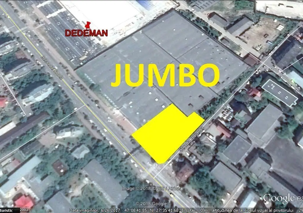 De vanzare HALE 1.368mp teren 3.062mp Jumbo, Dedeman, Lidl, termen plata 3ani