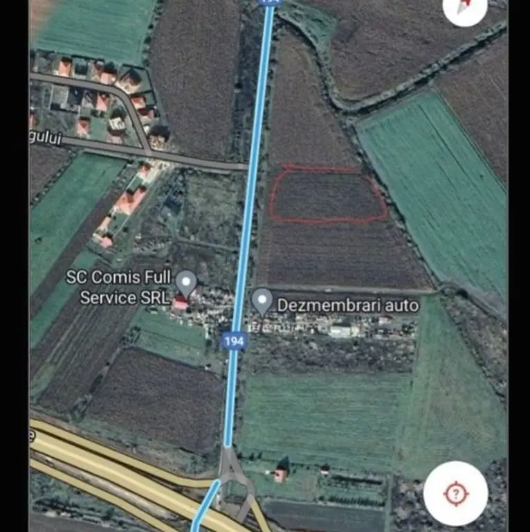 Vand teren soseaua de centura Satu Mare