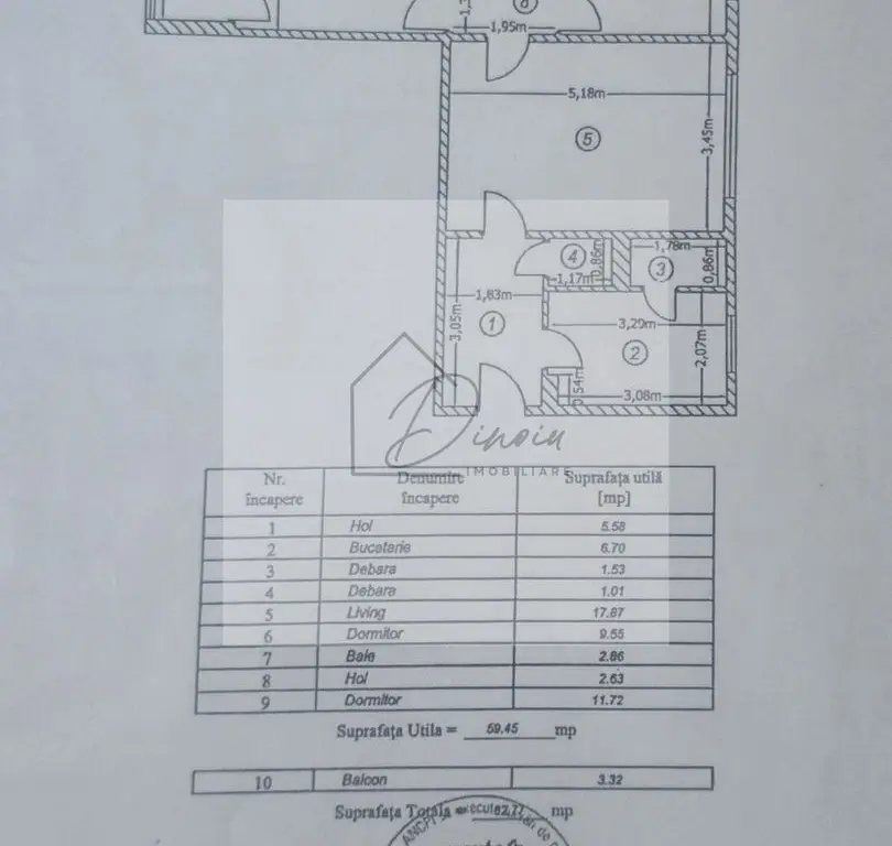 3 camere Titan I Metrou 1 Decembrie I modern renovat2023 I COMISION 0%