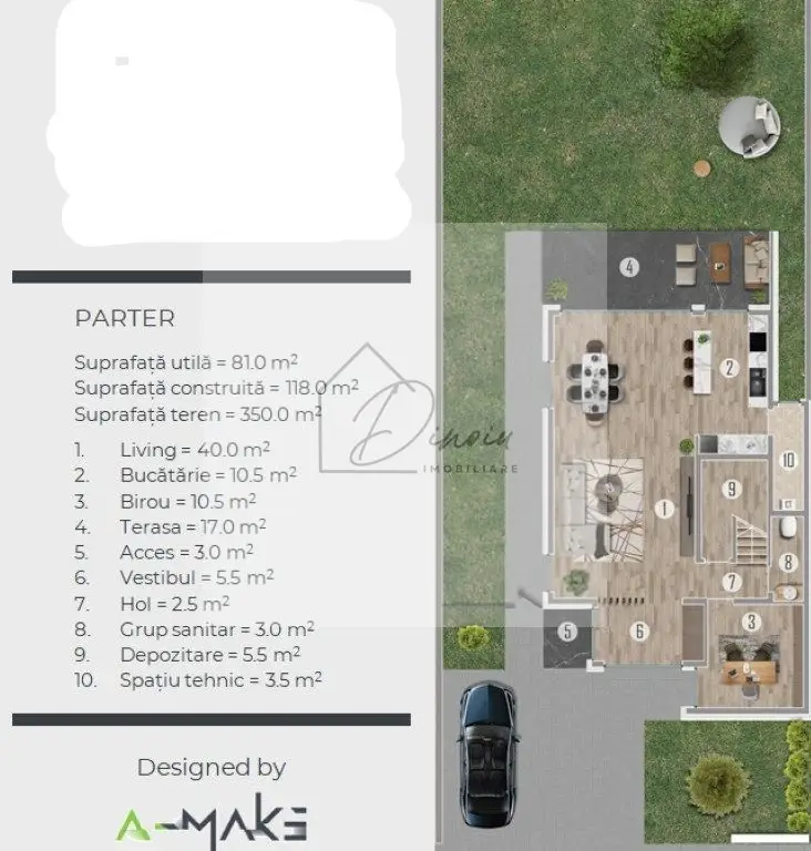 Vila 5 camere Tunari I Pipera I zona centrala I individuala I COM 0%