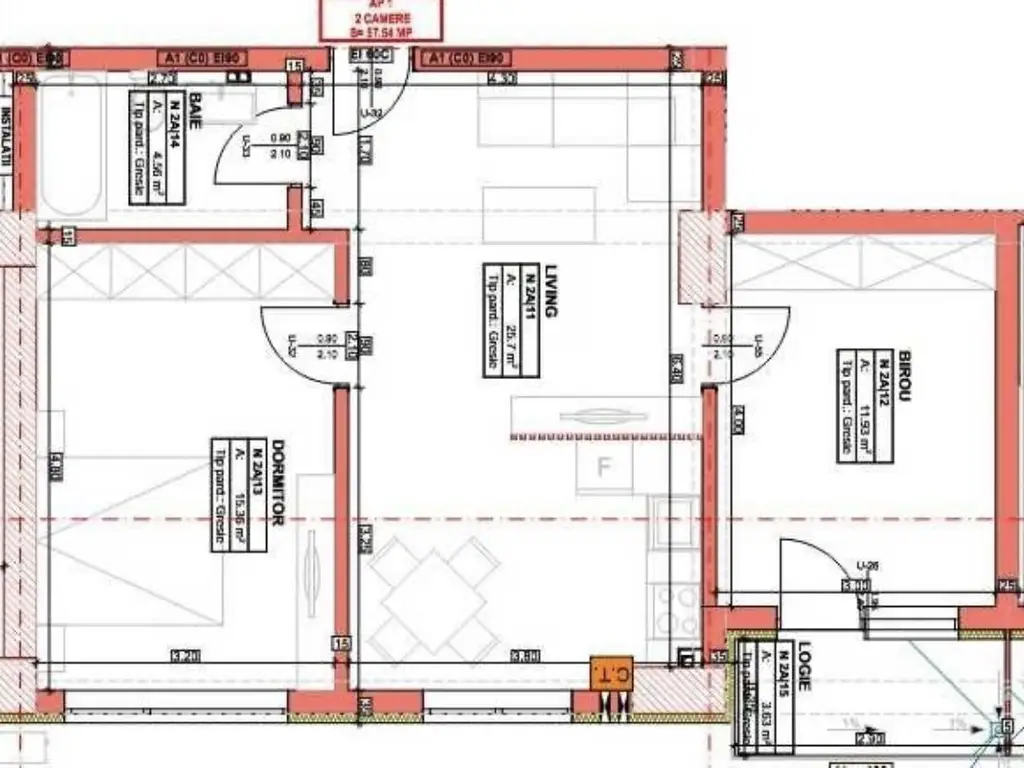 Apartament+loc parcare sunbteran