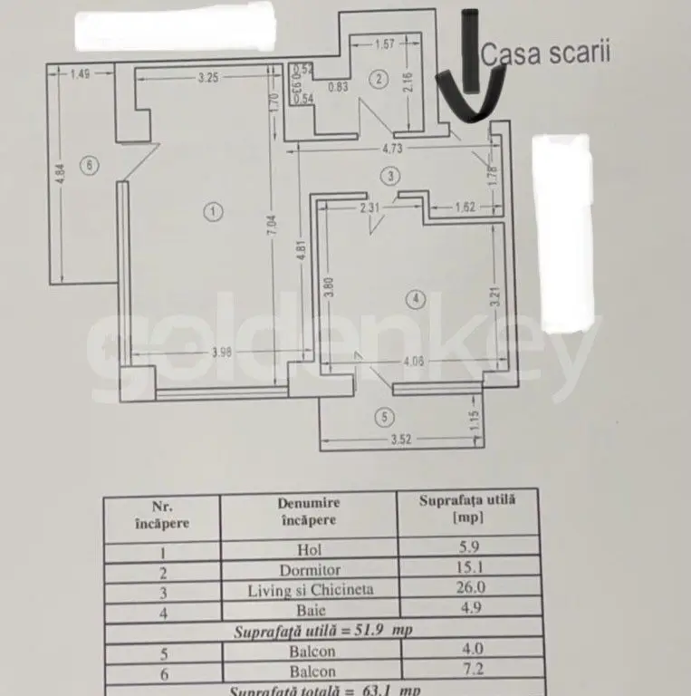 Proprietar vând Apartament 2 camere lângă plaja