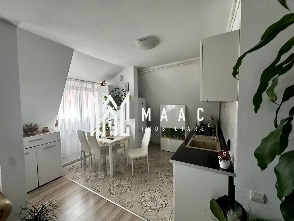 Apartament 3 camere de vânzare | Vasile Aaron, Sibiu | 61 mp, INTABULATĂ