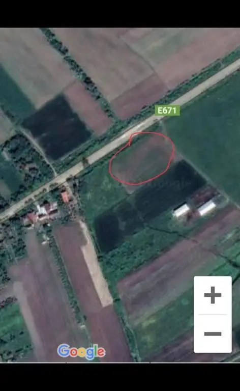 Ag EUROPA vinde 3153mp teren INTRAVILAN langa SOSEA la iesirea din Doba.