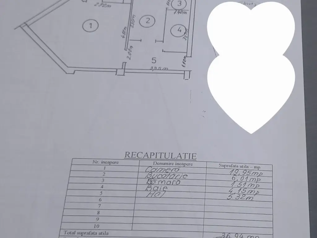 De vanzare apartament cu o cameră str. Brăilei, et. 7, 58.000 euro