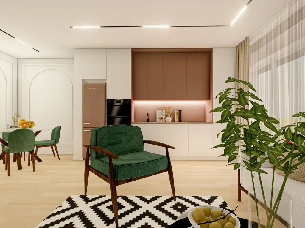 Penthouse 3 camere ARED - 104mp