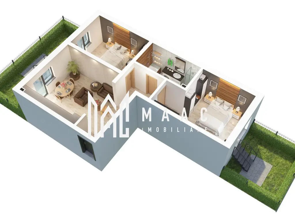 Apartament 3 Camere | Parter |  Gradina |