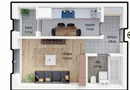 Garsoniera in zona Militari Residence finalizare aprilie 2026