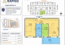 Apartamentul nr. 24 | 2 camere decomandat | Etaj 3 | Terasă 8,61 mp |