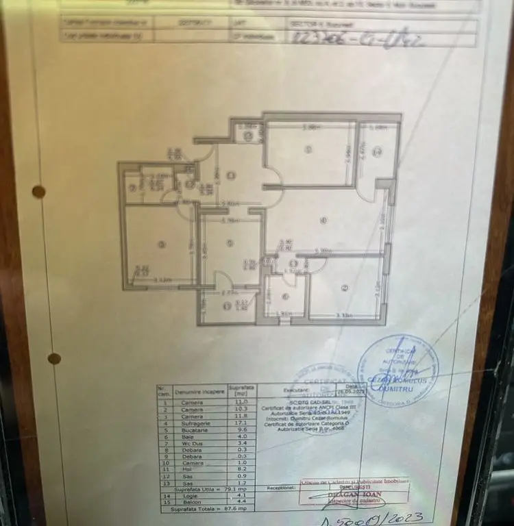 Schimb sau vand apartament 4 camere