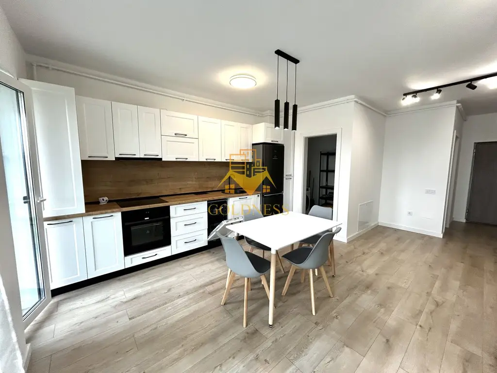 2 camere open space, Modern, Parcare, Oncos, Floresti