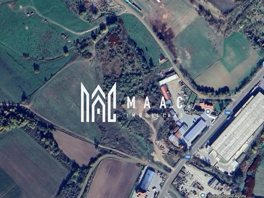 Teren industrial I 37200 mp Parcelabil I Acces la DJ I Agnita