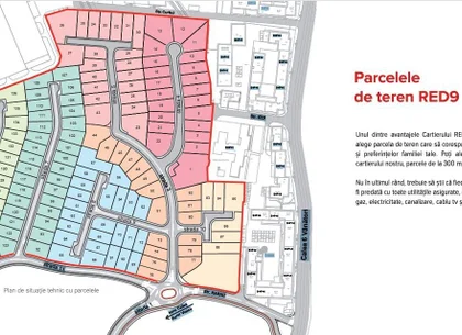Teren pentru construcție de case, în ARED CITY.