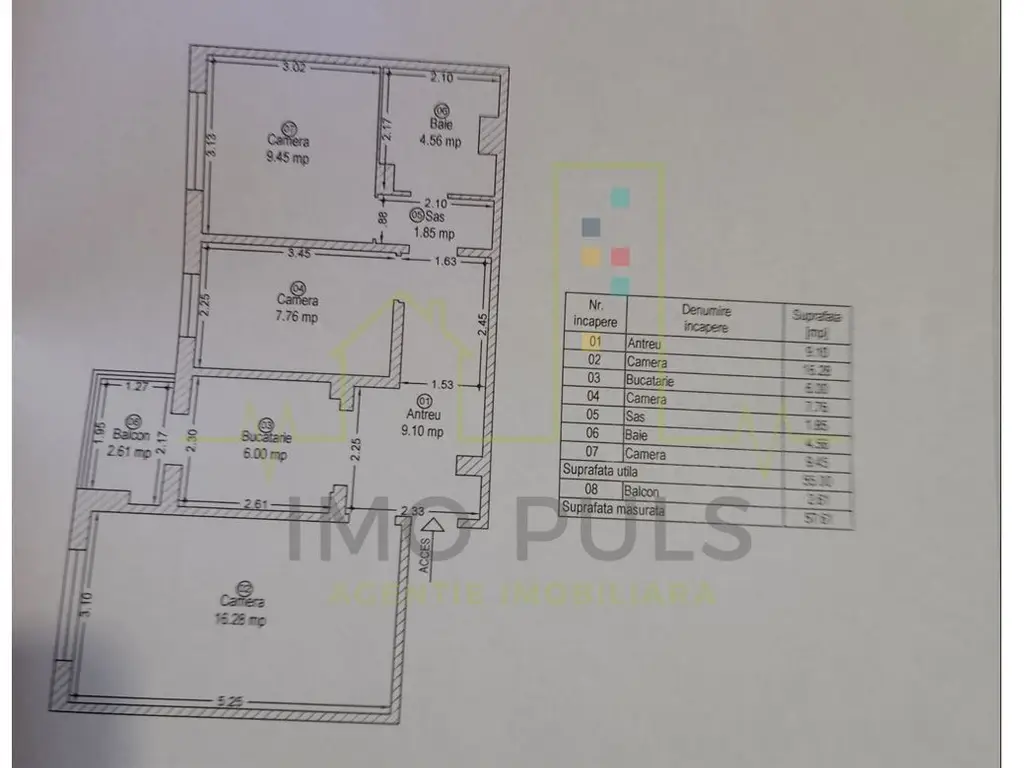 Aradului vest. Centrala. Decomandat. Mobilat si partial utilat.