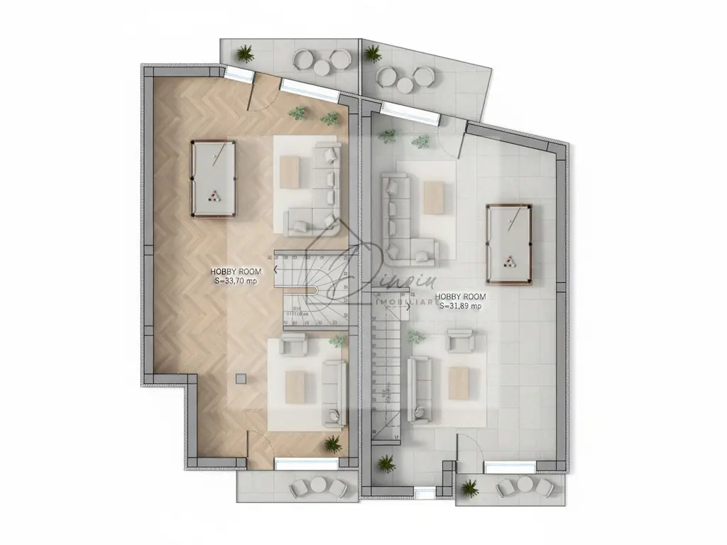 Vila 5 camere Otopeni - centru I individuala, calcan I P+1E+M I COM0%