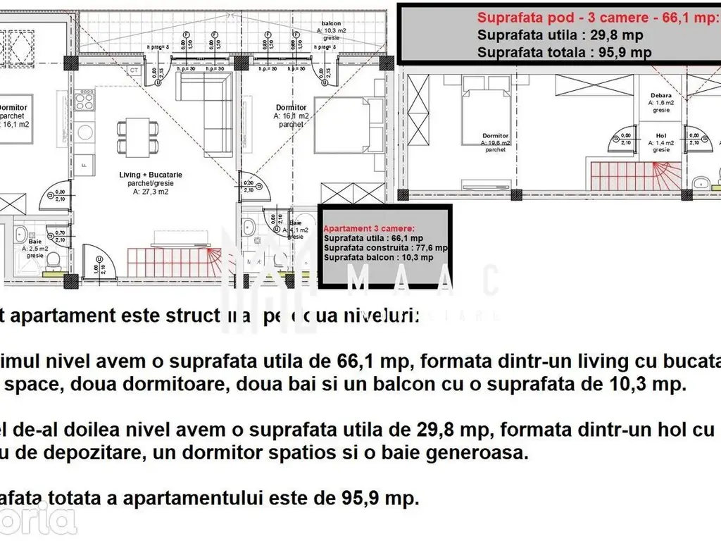 Apartament 4 Camere | 96 MPU | Cartierul Arhitecților