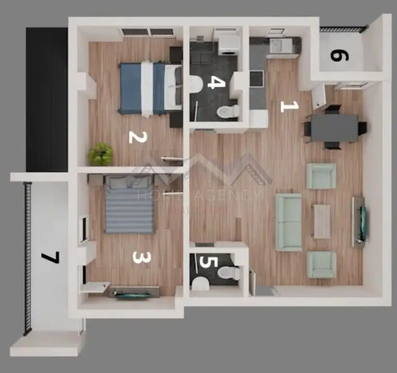 Apartament 3 camere Otopeni central | bloc nou, parcare, comision 0