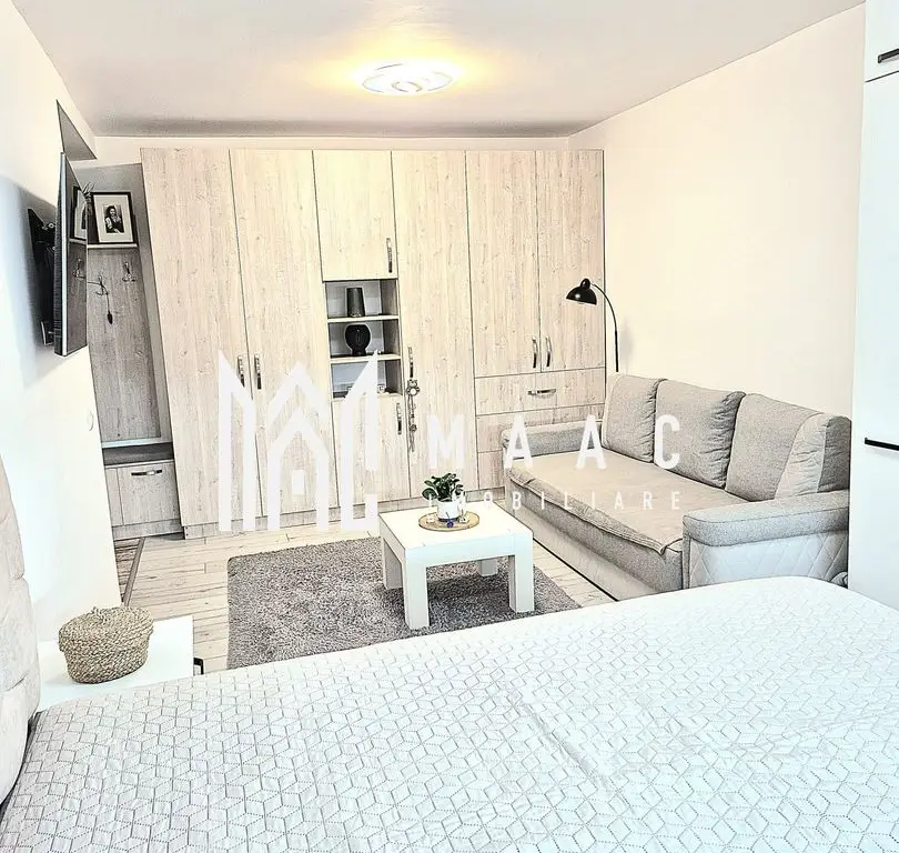 Garsoniera 40 MP | Zona Turnisor Mobilat complet | Balcon 5MP