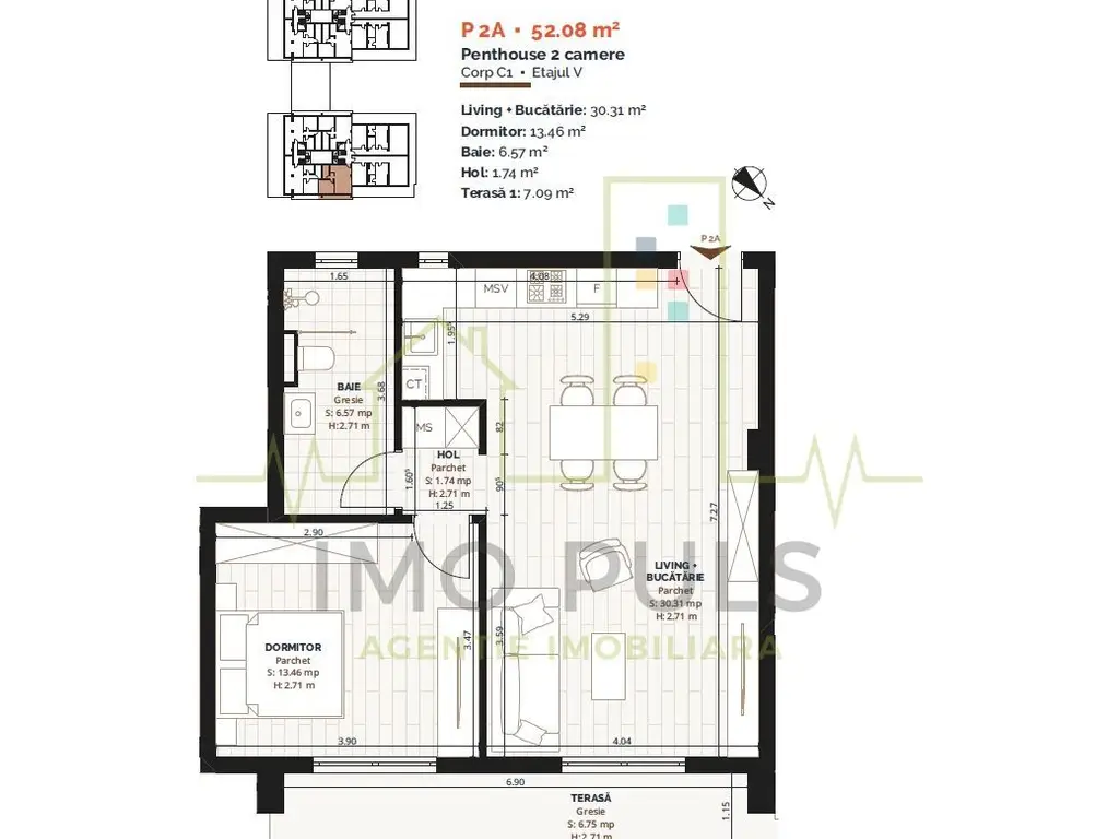 Etaj 5. Bloc nou. Priveliste. 2 camere. Torontalului. Lift.