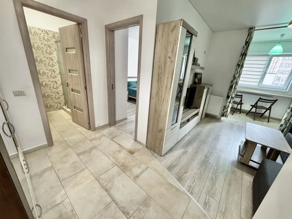 Ap. doua camere zona Militari Residence complet mobilat