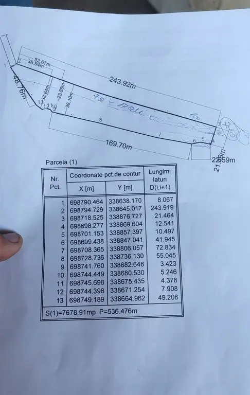 Ag EUROPA vinde teren intravilan 7600mp în zona DEPOZITELOR.