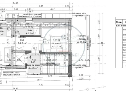 Apartament exclusivist 2 camere, 18mp terase, singur pe etaj Marasti