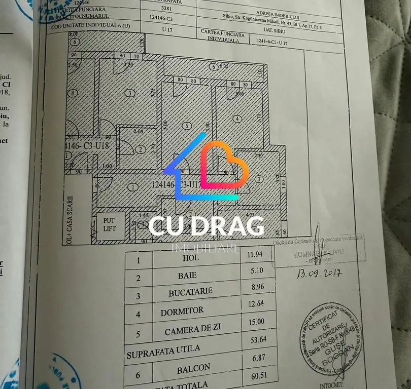 Apartament 2 camere Premium în Kogălniceanu | Lift, Parcare, Complet Mobilat