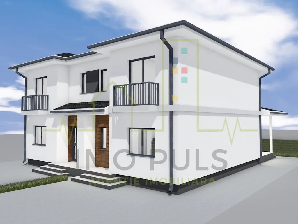 Duplex Nou in Mosnita Veche. Teren generos. Toate utilitatiile