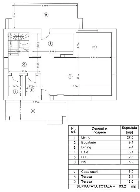 Casă P+1 modernă, finisaje premium, teren 375 mp | Tunari