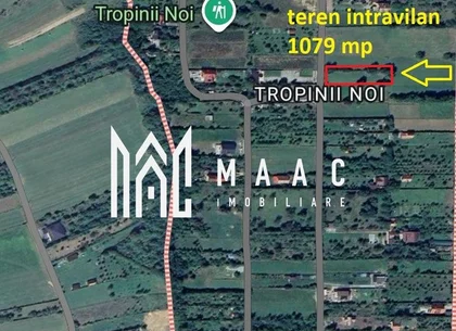 Teren intravilan 1079 mp zona Tropinii Noi Sibiu
