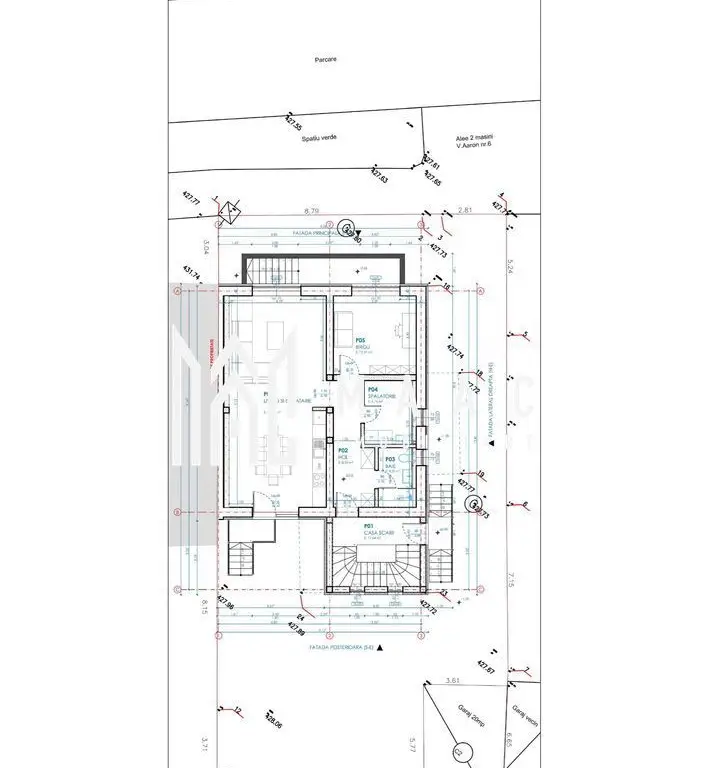 Casa moderna - 297 MPU I Vasile Aaron I Garaj I 318 MP Teren