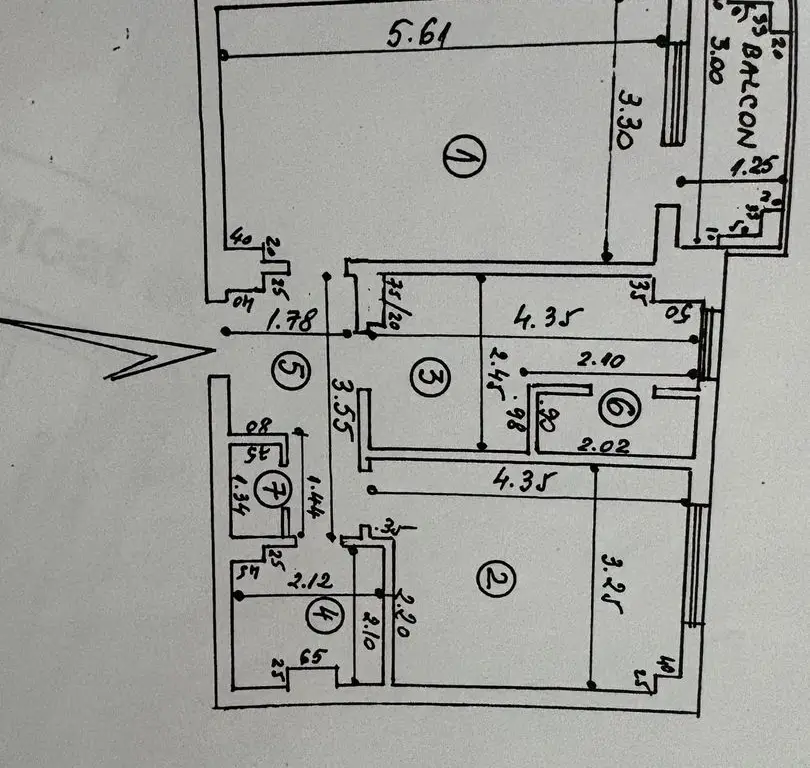 De vanzare apartament cu 2 camere, renovat, etaj 4 , Mazepa 1, 85.000 euro