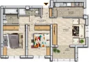 Apartament 3 camere decomandat - Militari Residence