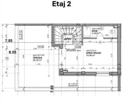 Vânzare duplex luminos 4 camere cu grădină Bucureștii Noi Străulești