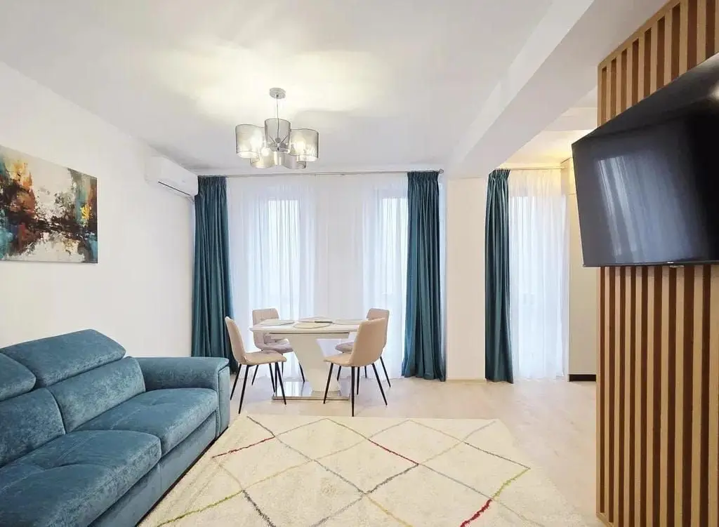 Apartament cu 2 camere mobilat si utilat, bloc nou - Prima inchiriere