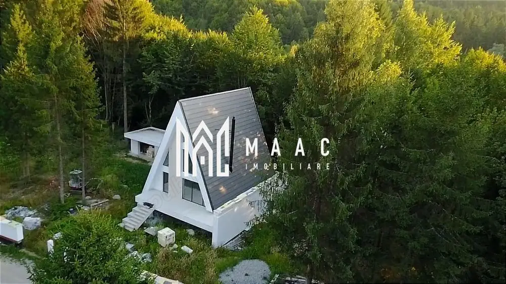 Cabană tip A frame | 3 camere | Zona Turistică Porumbacu de Sus