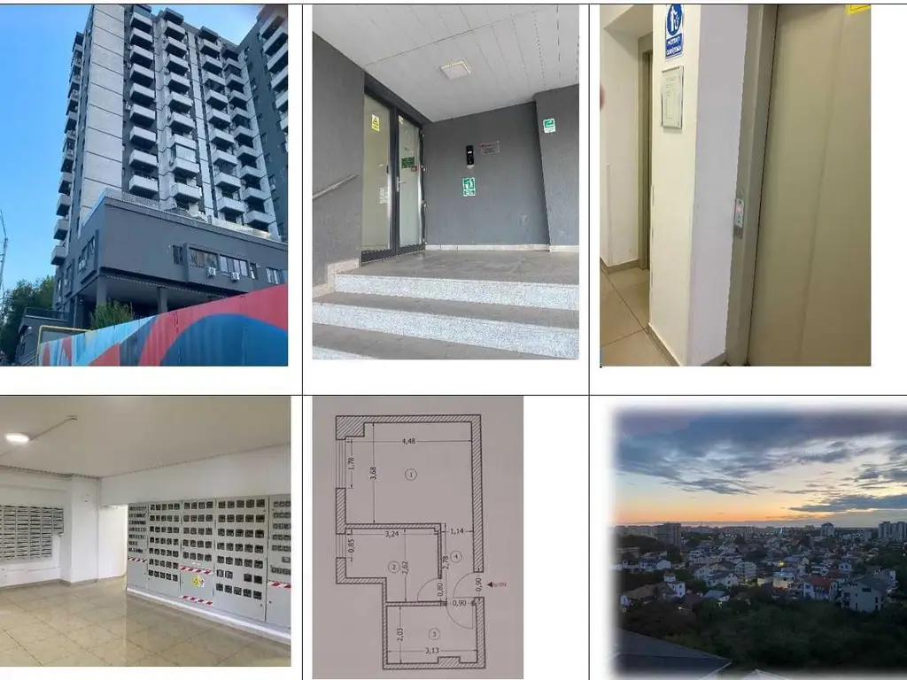 Garsoniera decomandata,Tineretului City,Vacaresti,2017,centrala pe gaz