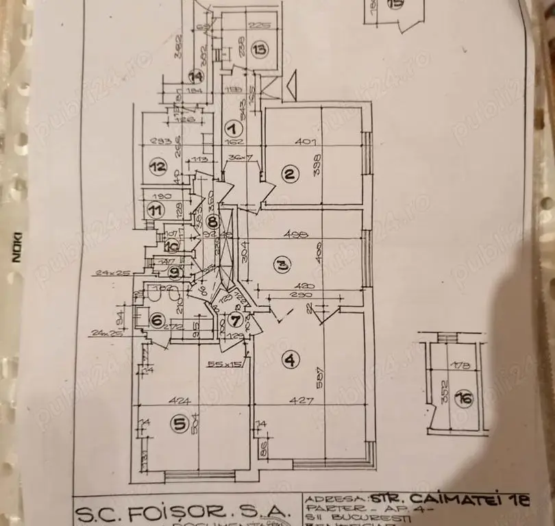 inchiriez ap.7camere Pta Rosetti