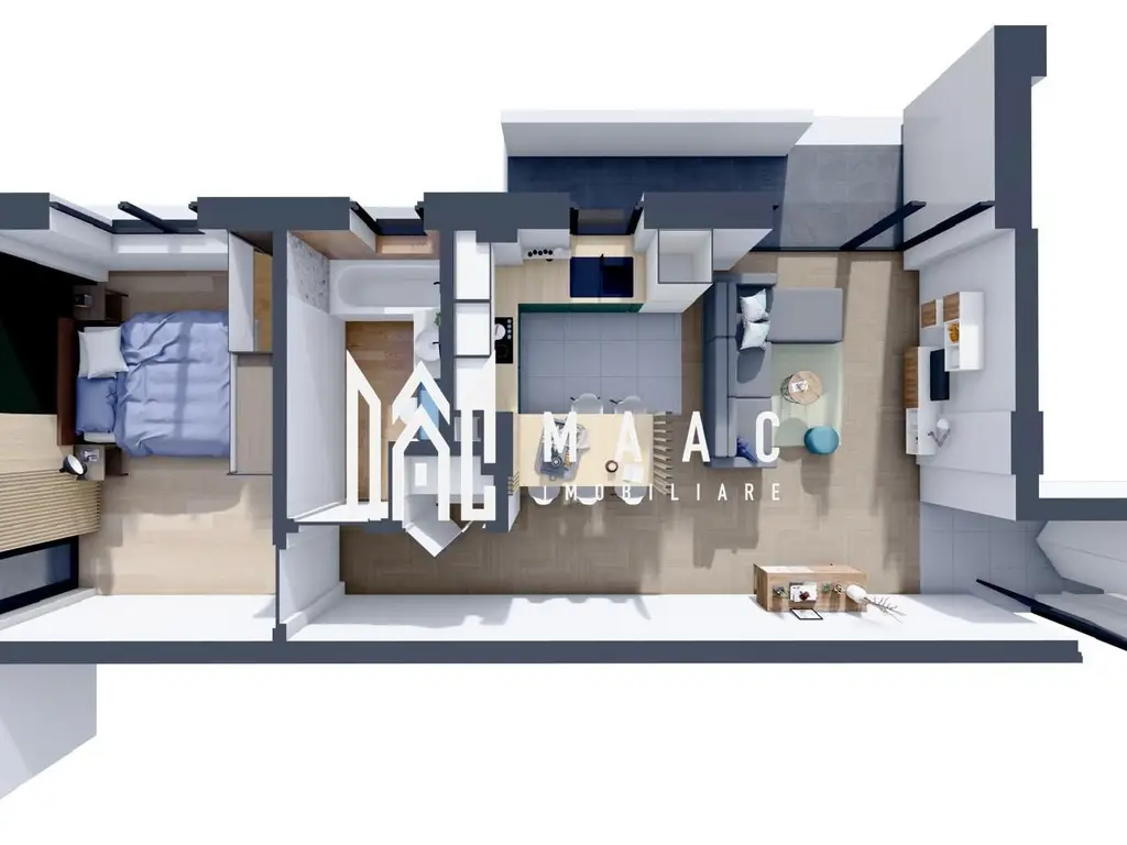 Apartament rezidențial I 2 camere I Parcare I Selgros