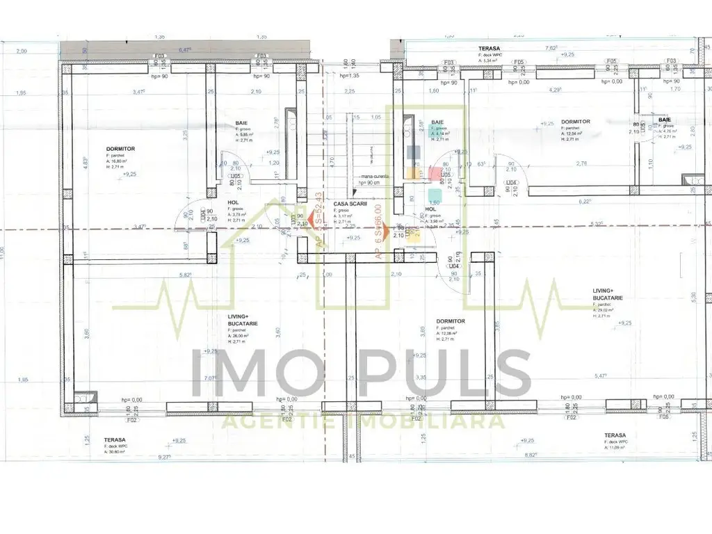 3 Camere. 2 Bai. 2 Balcoane. Parcare inclusa. Bloc nou