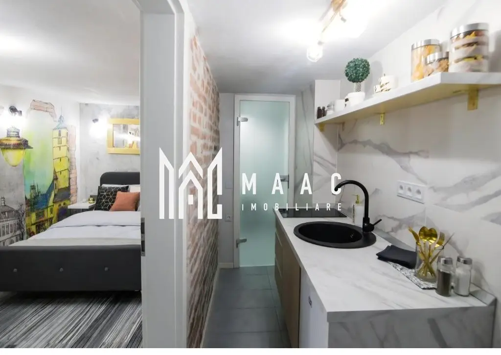 Garsonieră decomandată | Ultracentral Sibiu | 21 mp, finisată modern
