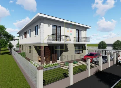 1/2 Duplex Spatios, GIROC. Decorativa la exterior - la gri la interior
