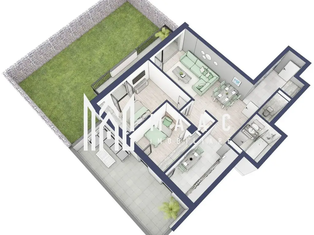 Apartament 3 camere | Balcoane 11.8 mp | Gradica ca. 107mp | Turnisor